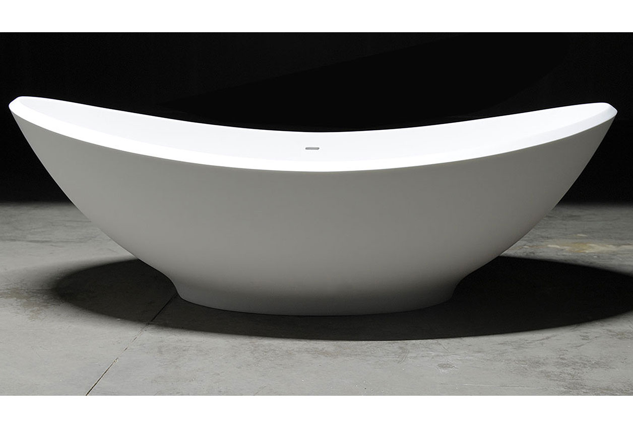 Rapsel Lavasca Mini 71 x 40 Freestanding Bathtub